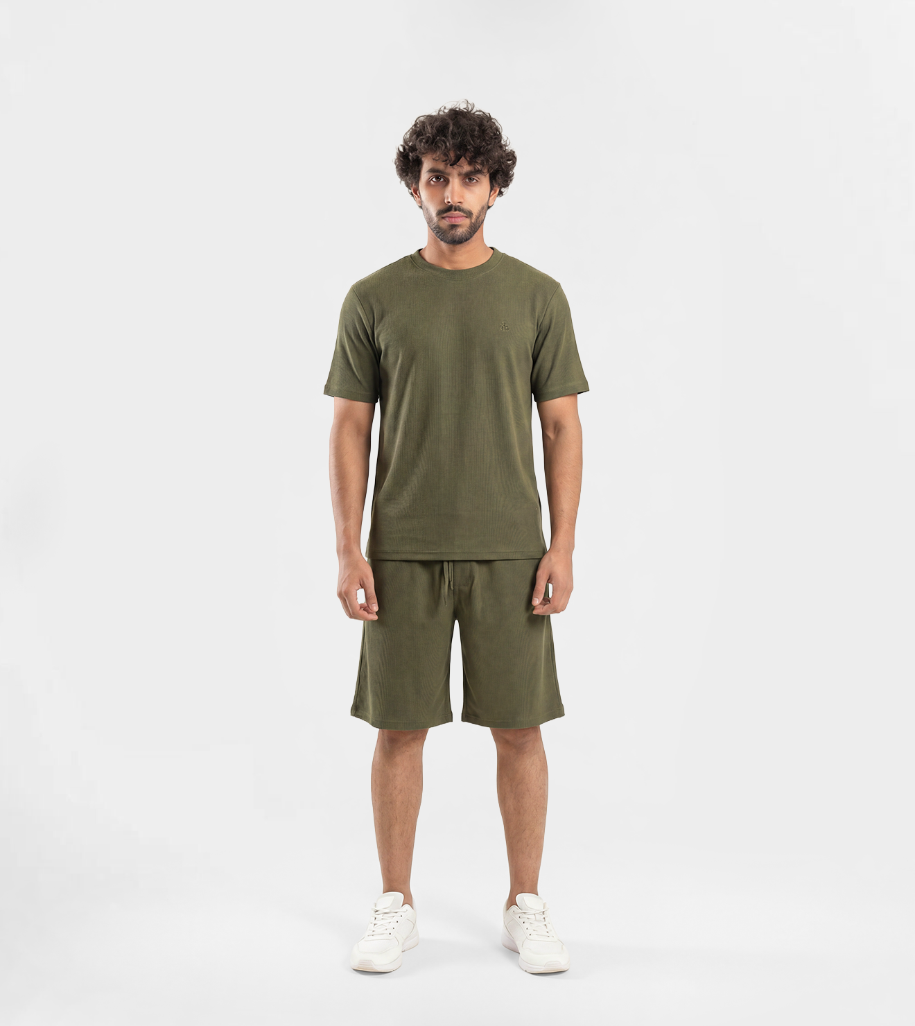 Men Jacquard Short Set
