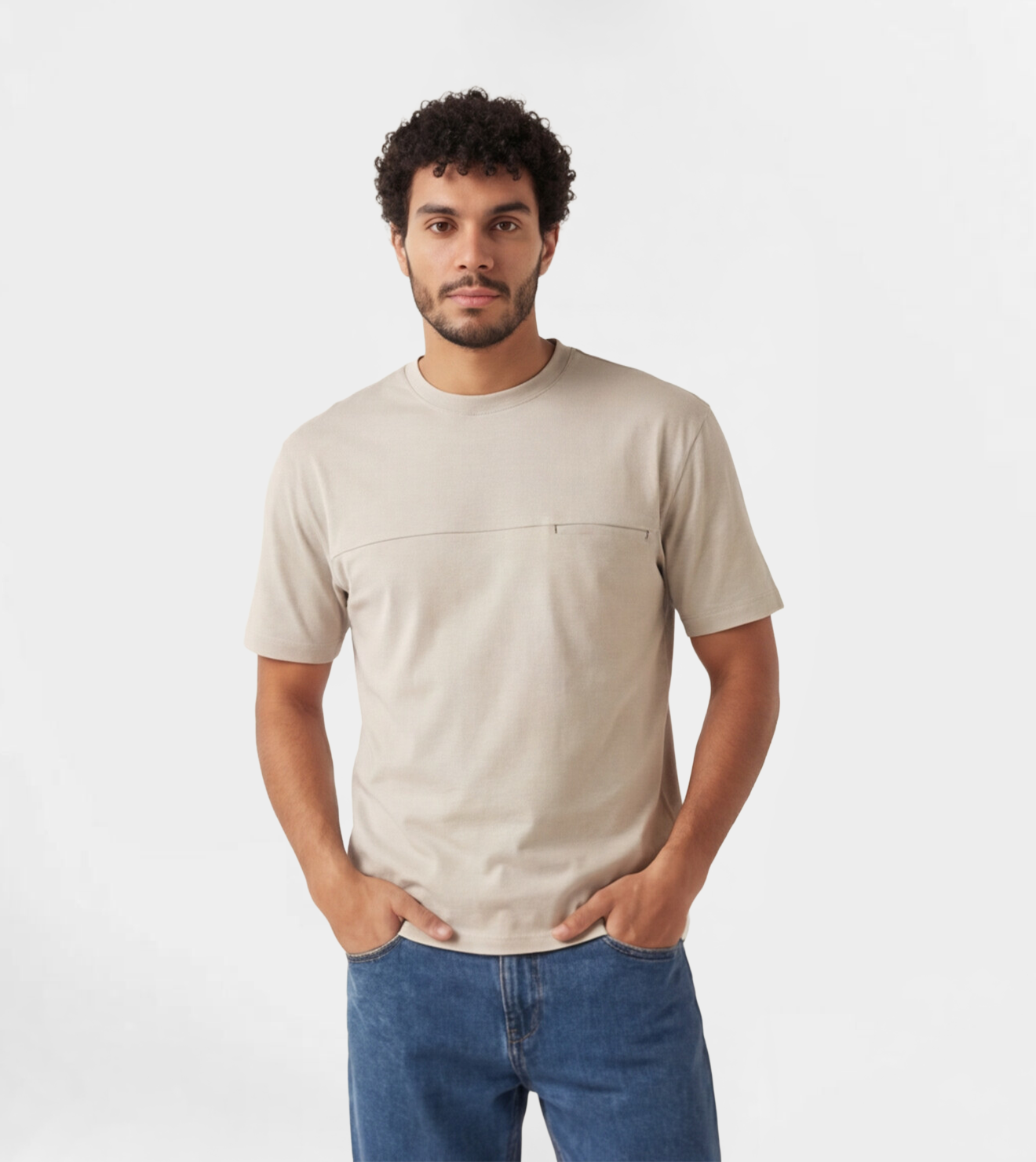Men Modern Essential Crewneck Tee