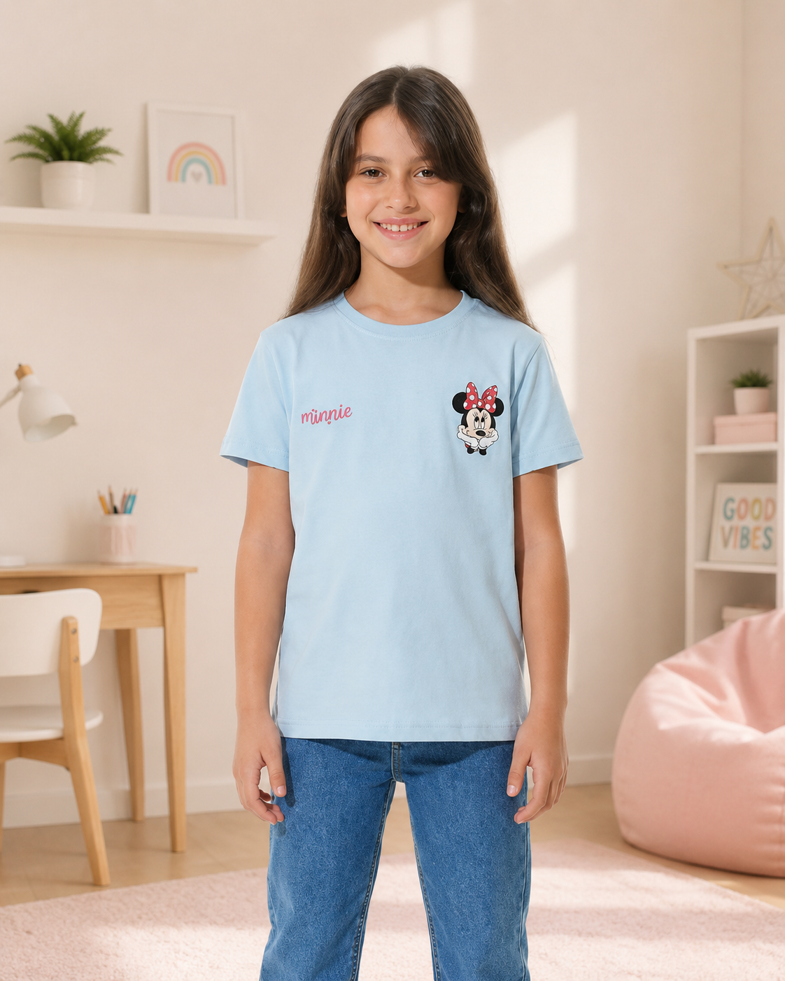Girls Minnie Mouse Graphic Tee