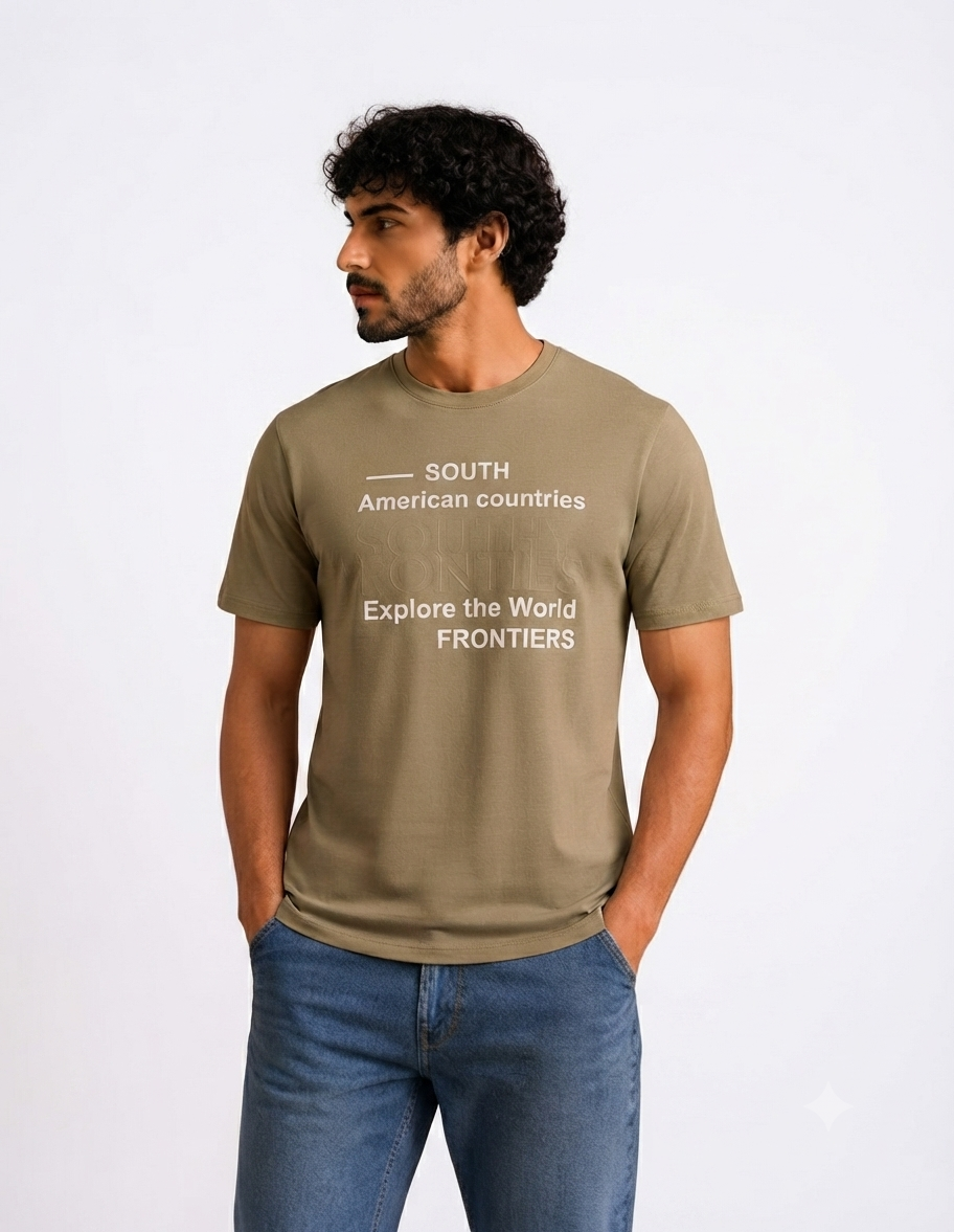 Men Travel Graphic T-Shirt