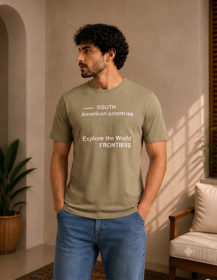 Men Travel Graphic T-Shirt