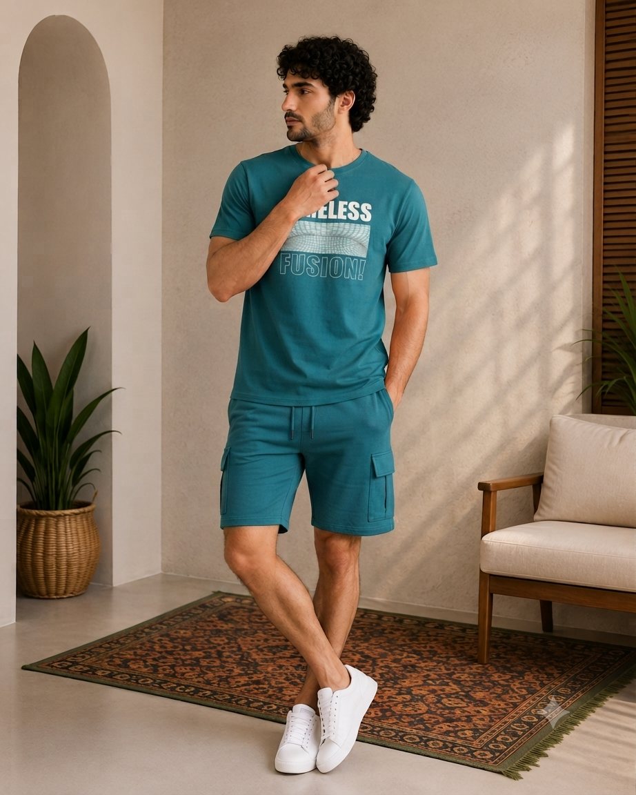 Men's 2-Piece Summer Loungewear Set