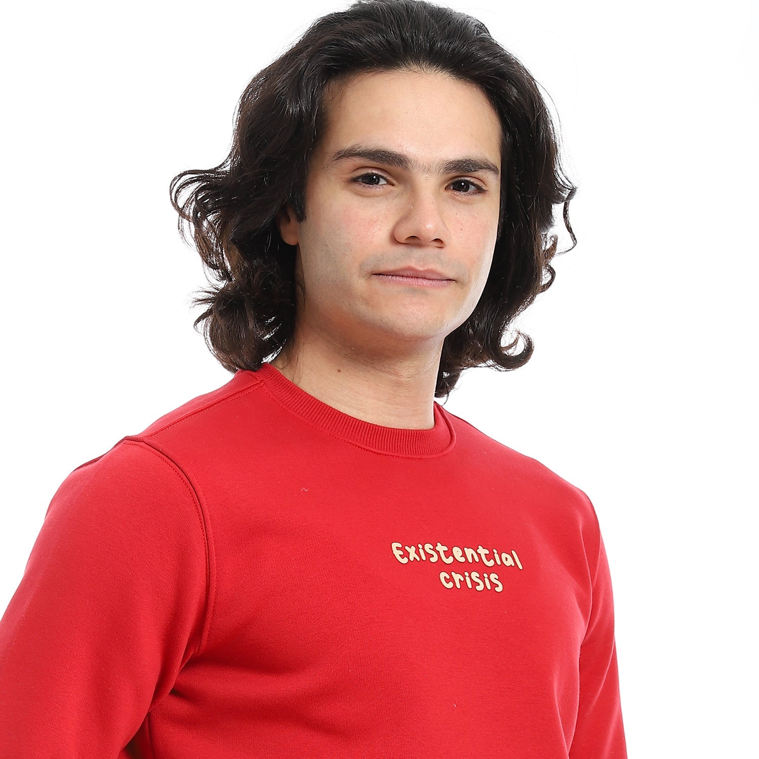 Men's Crewneck Sweatshirt - Style & Comfort Combined - Red