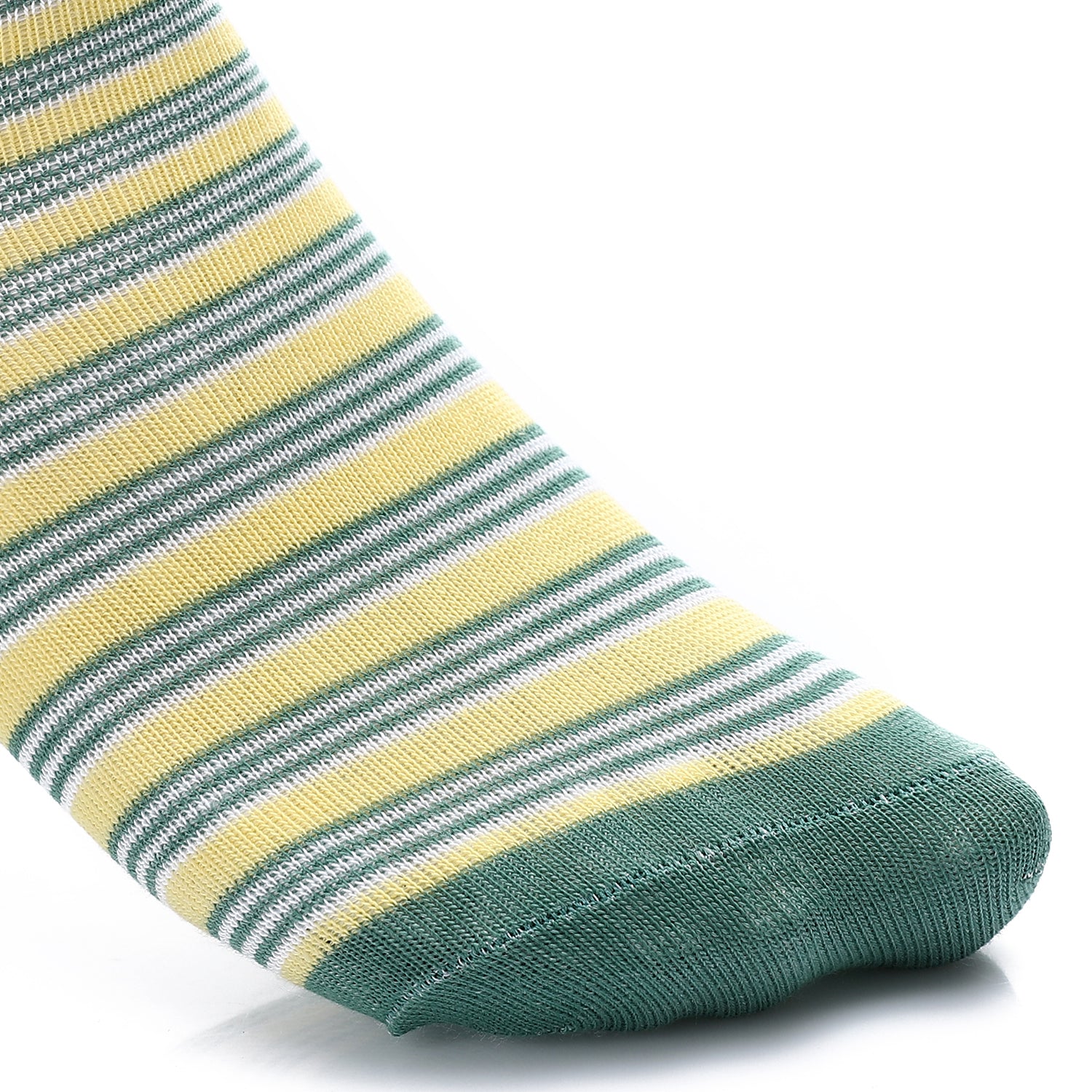 Premium Green Ribbed Socks: Soft & Durable