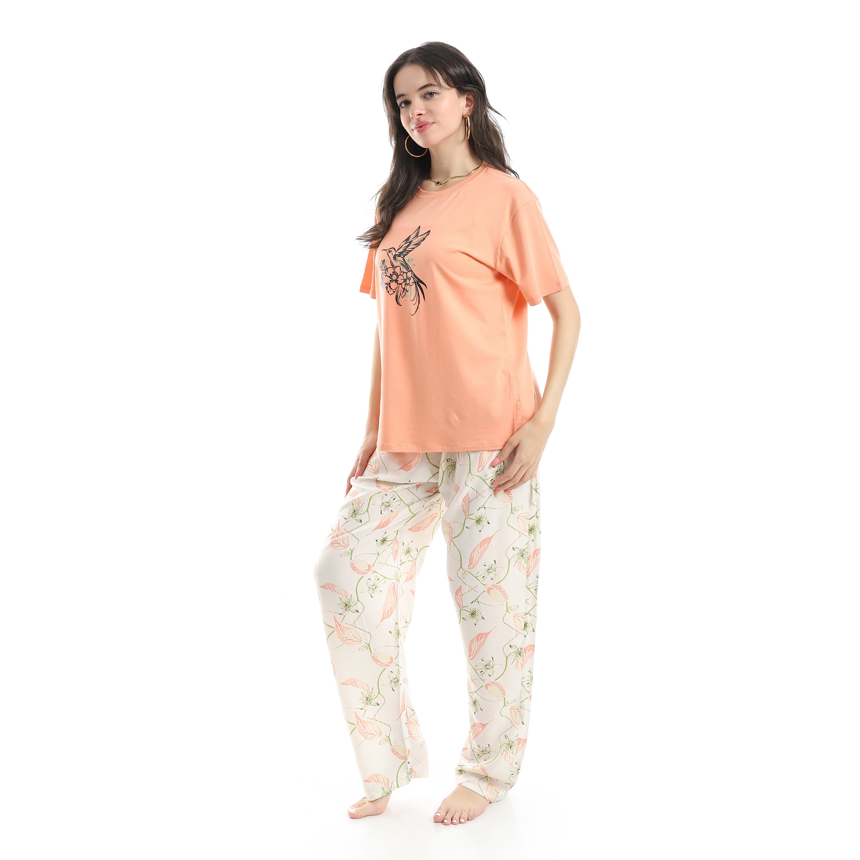 Women's Summer Pajama Floral Pants - Simon