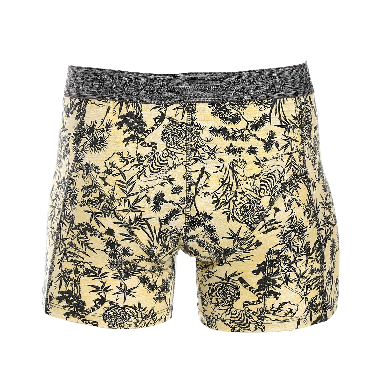 Boxer For Men Printed - Yellow