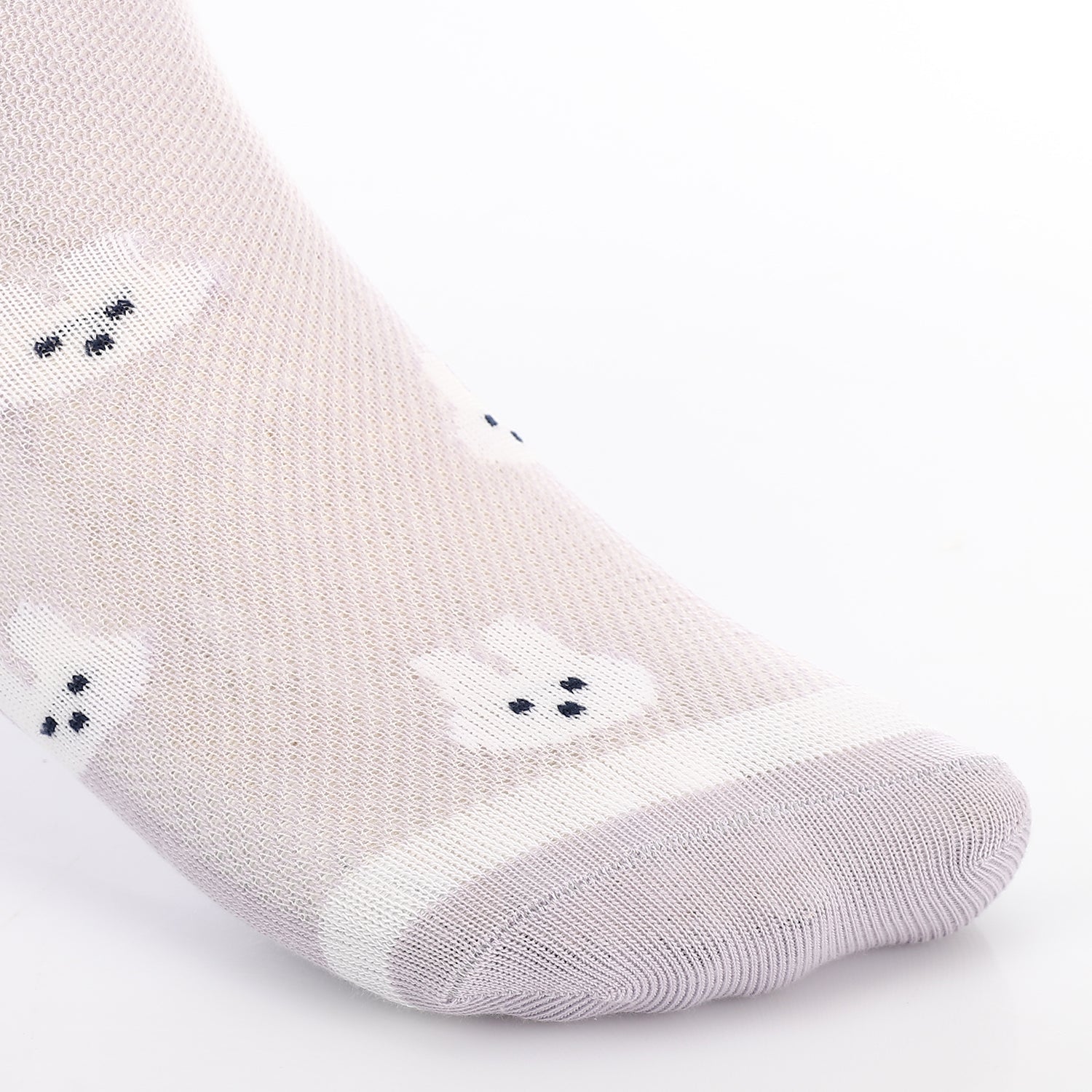 Girl's No Show Socks - Purple