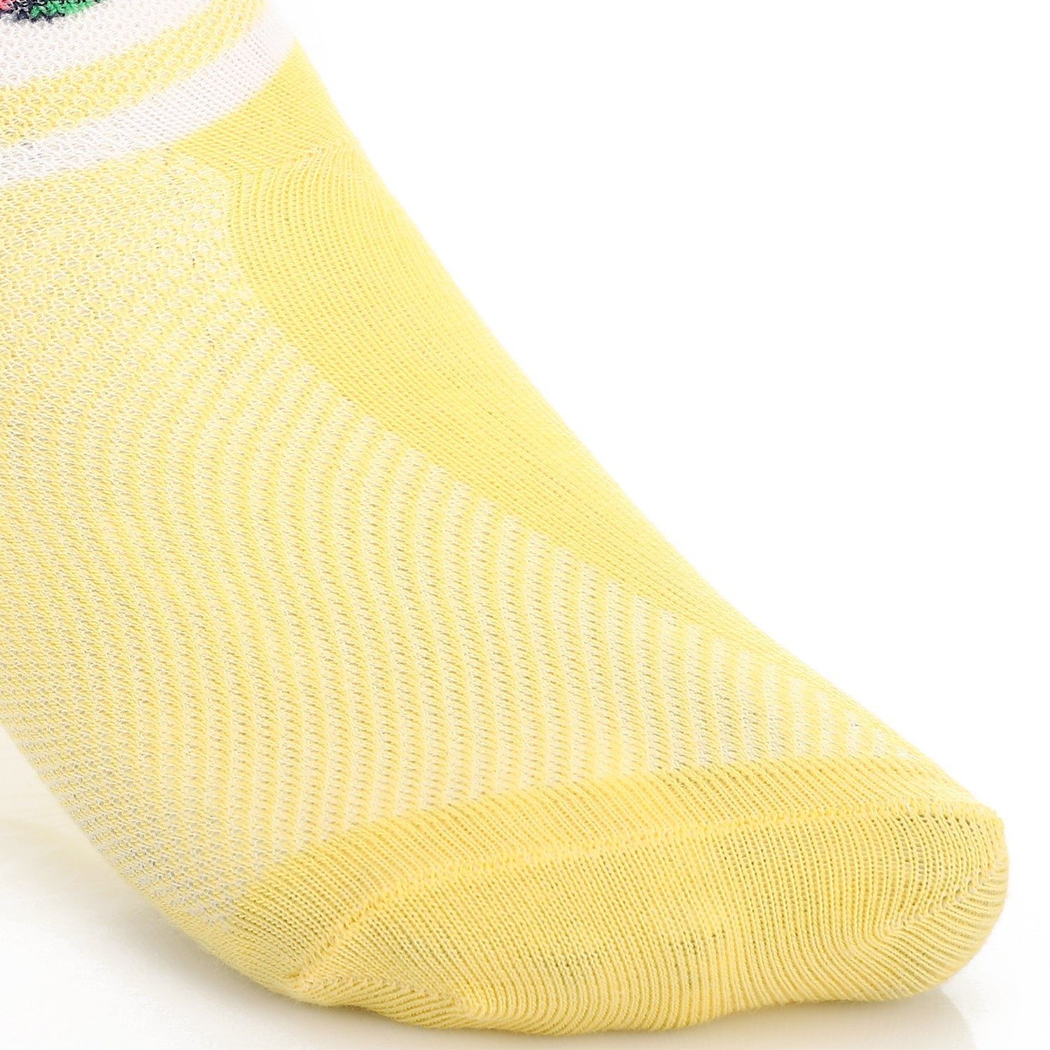 Socks For Girl - Simple, Elegant - Yellow & white