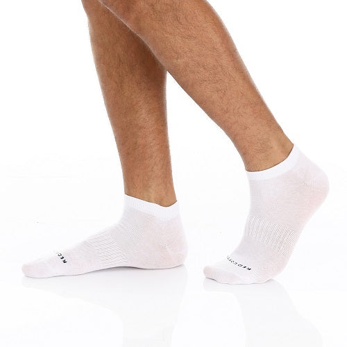Men's White Ankle Socks