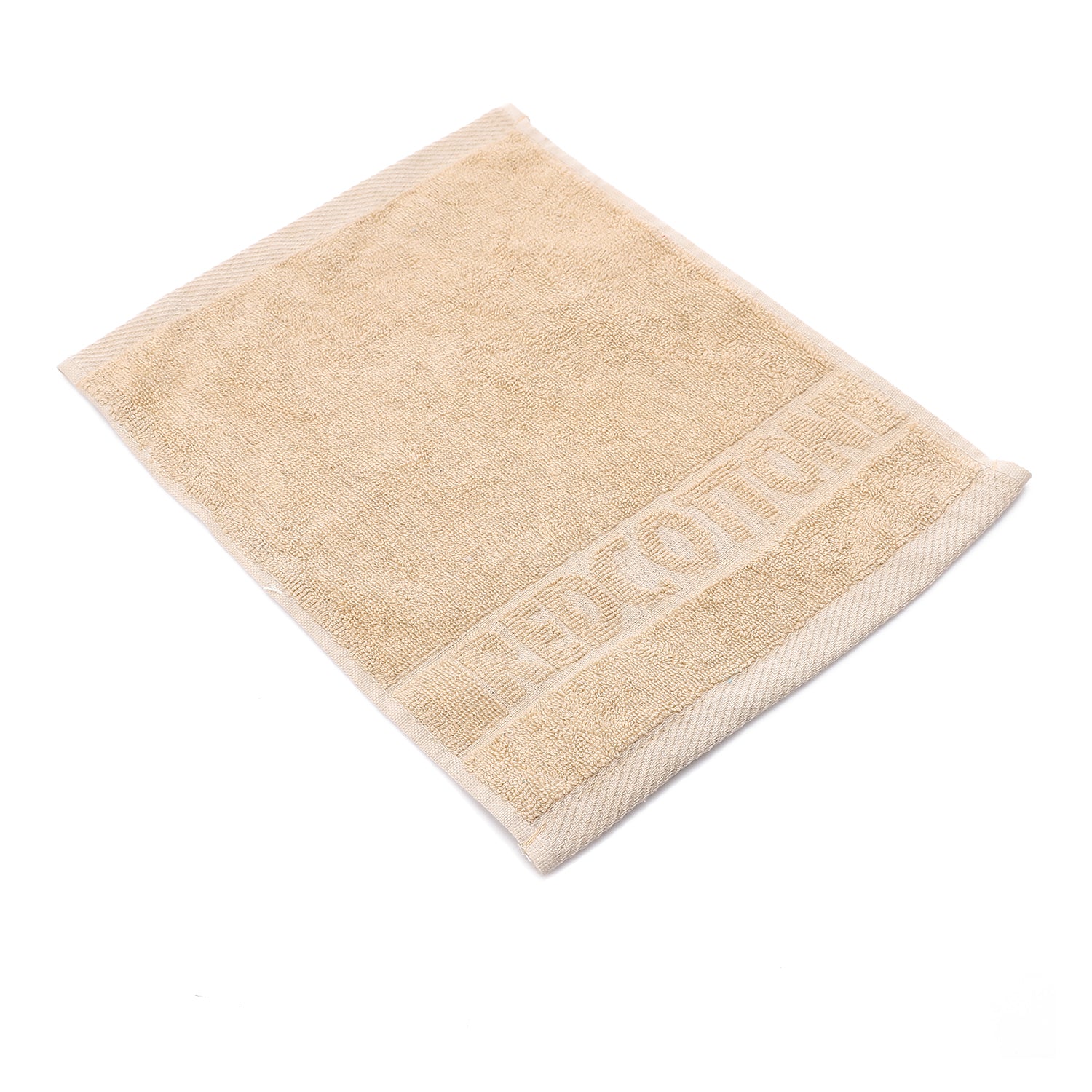 Beige Soft Pure Cotton Towel – 30x30 cm
