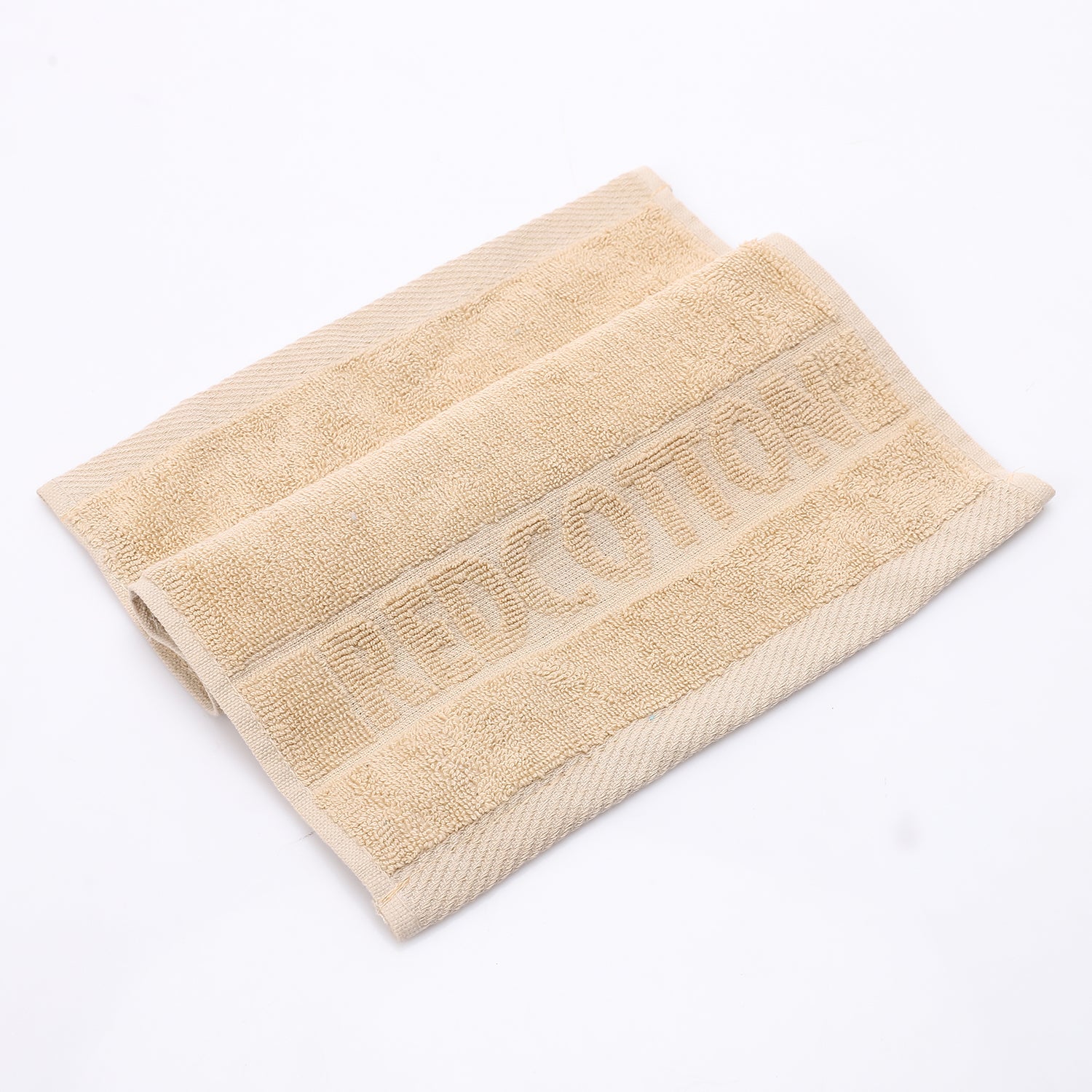 Beige Soft Pure Cotton Towel – 30x30 cm