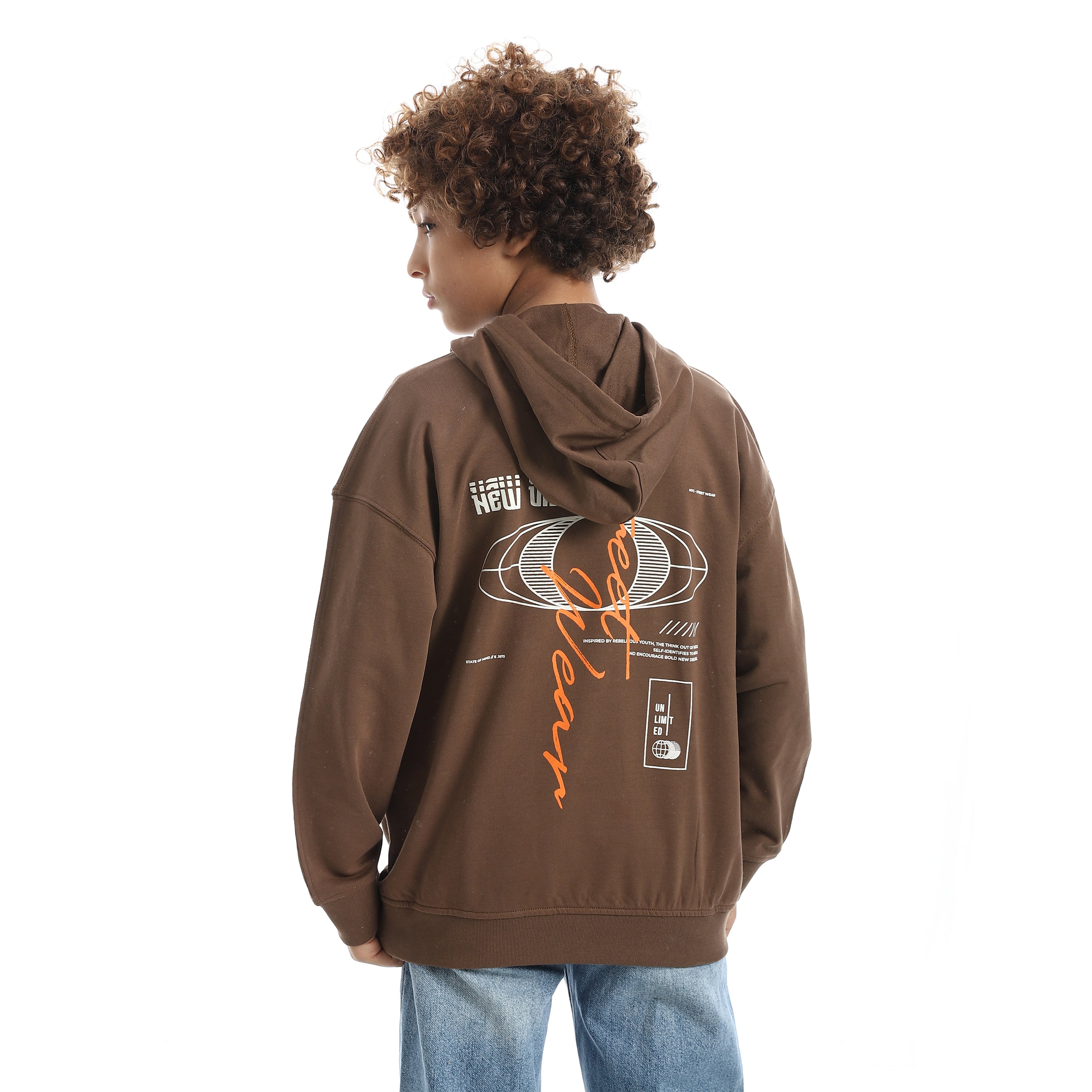 Boys' Graphic Print Autumn Hoodie