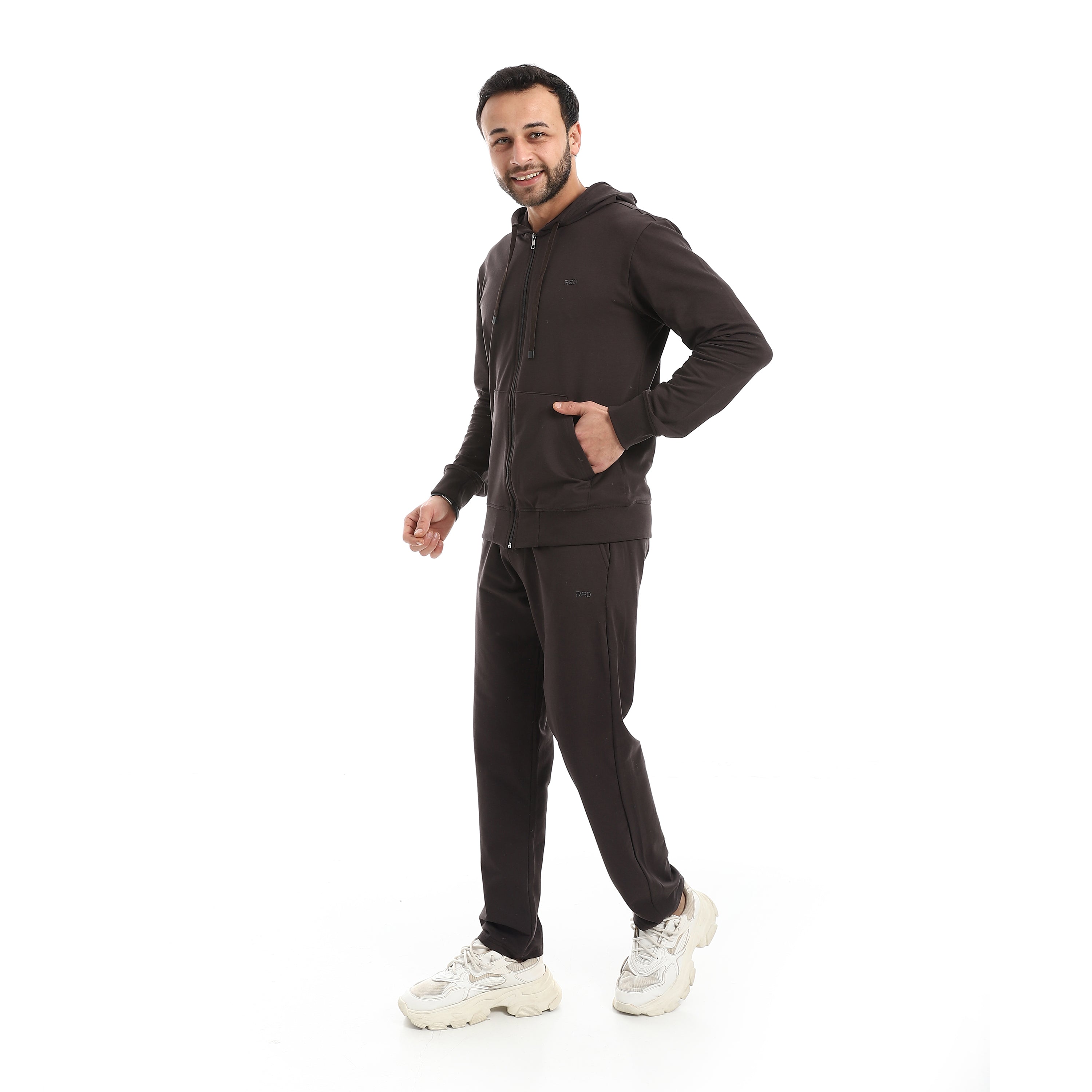 Men’s Premium Full-Zip Hoodie & Joggers Tracksuit Set