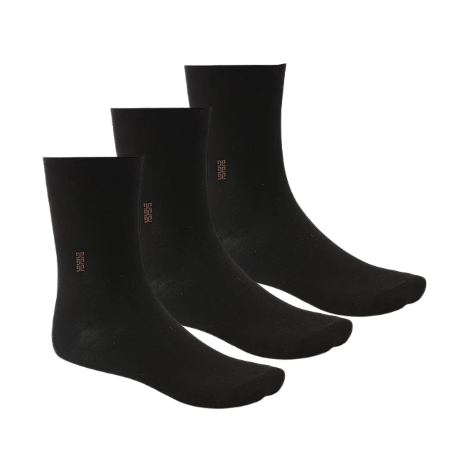 pack of 3 pieces Men's Classic Bamboo Socks - Black
