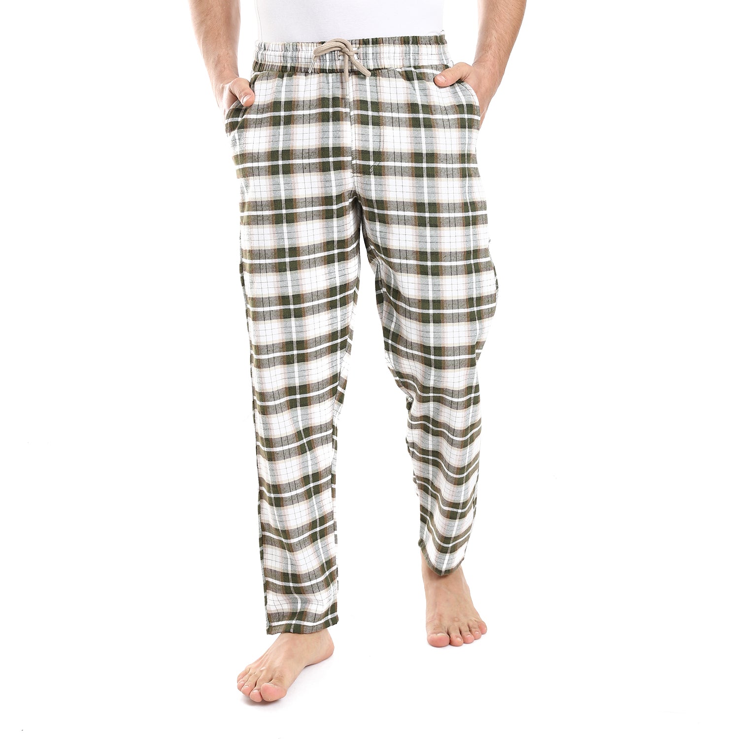Offering 3 pieces of undershirt, pajamas, and checkered pants
