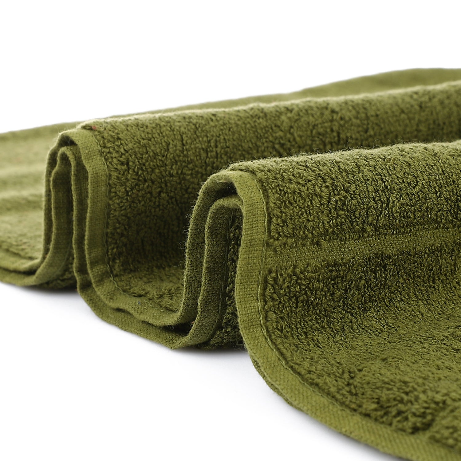 Soft Bashkir Cotton Towel Dark Green Size In 90*180 Cm