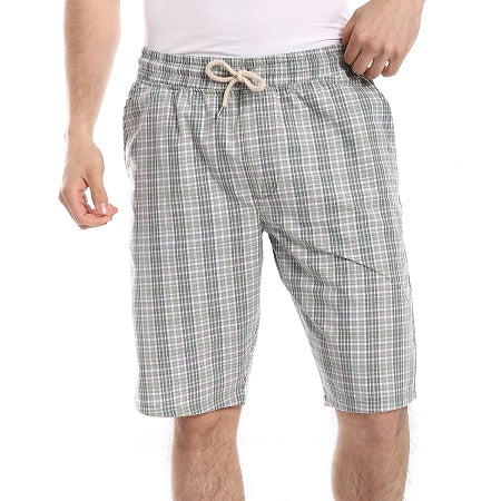 Comfy and Stylish Men's Soft Check Pentacore-green