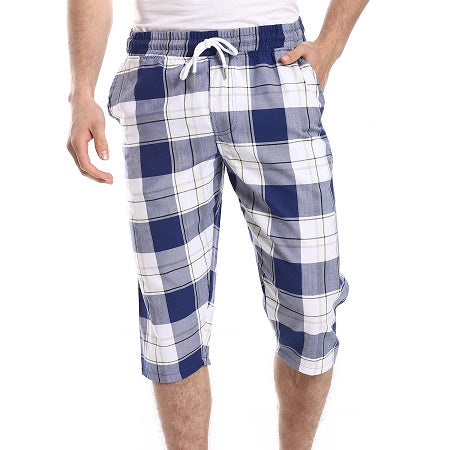 Comfy and Stylish Men's Soft Check Pentacore-navy