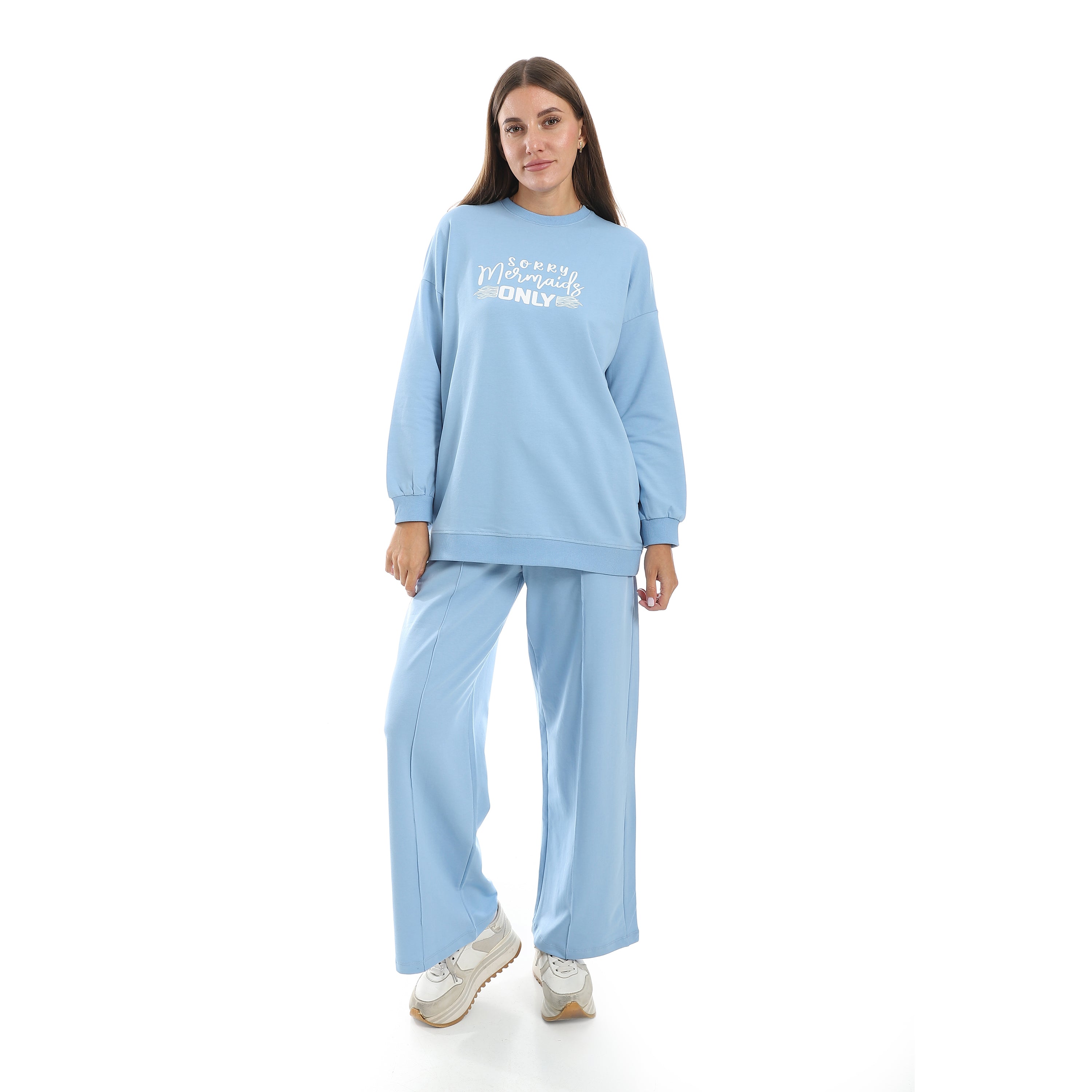 Women's Summer Active Pajama set - Blue