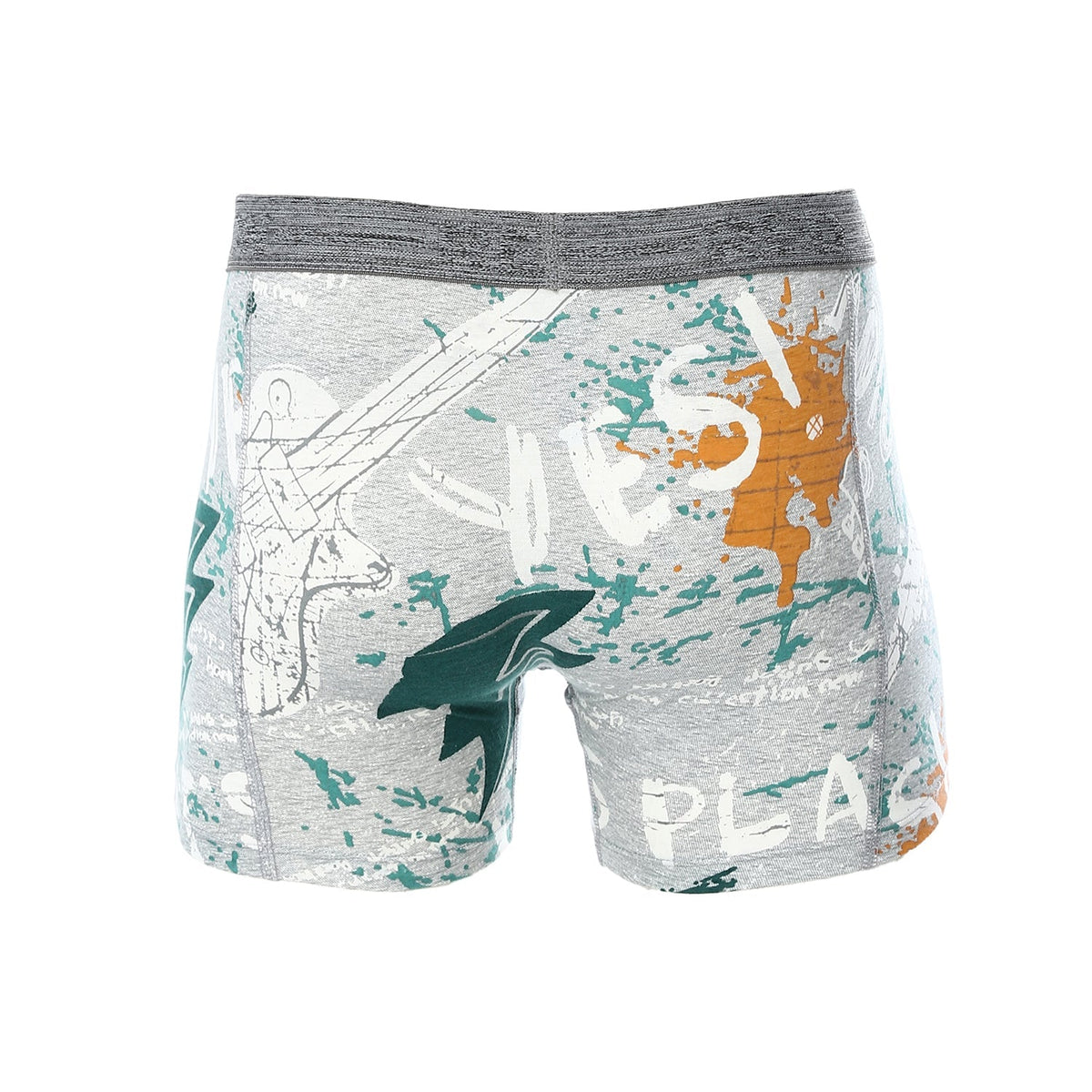 Boxer For Men Printed - Red Cotton
