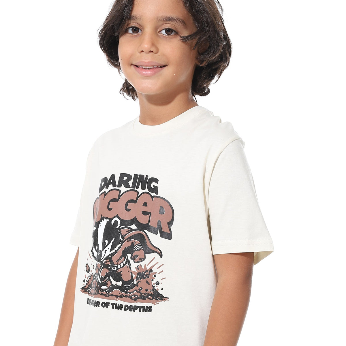 Boys’ Short Pajama Set with Print – Soft Cotton Nightwear - Red Cotton