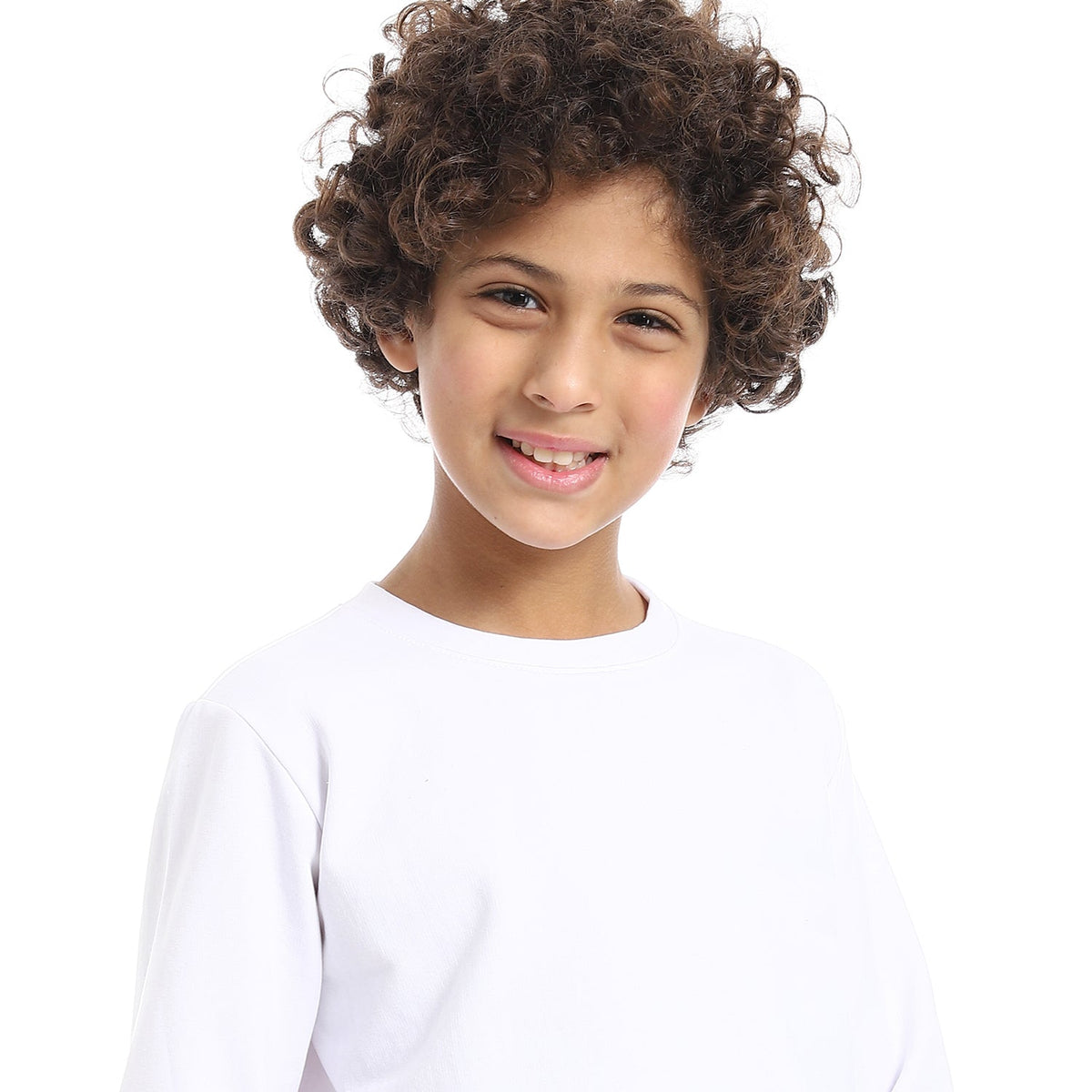 Boys Thermal Set Padded inside - White - Red Cotton