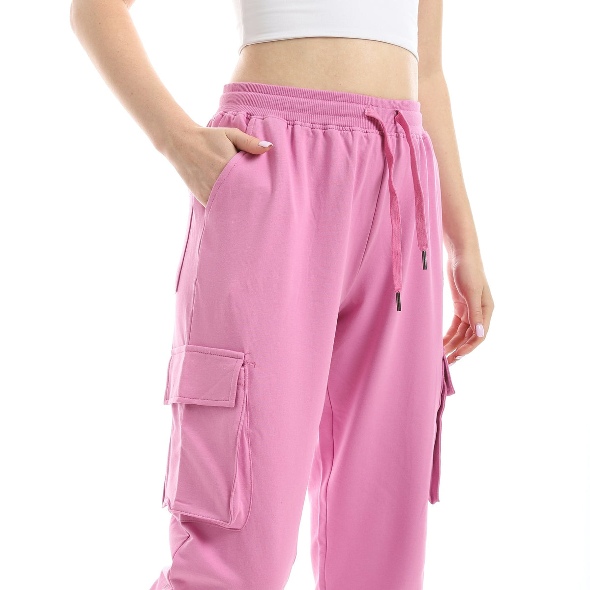 Cargo pants Red Cotton - Red Cotton