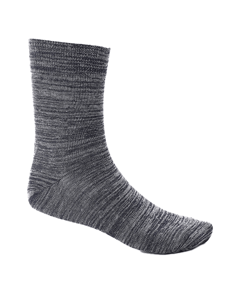 Classic Socks For Men - Simple, Elegant - Navy - Red Cotton