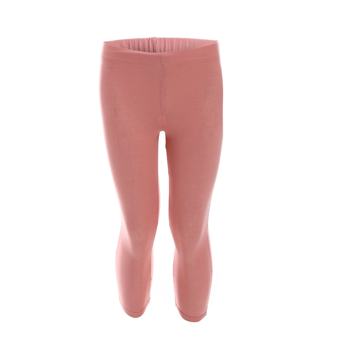 Girls Comfortable Leggings - Kashmir - Red Cotton