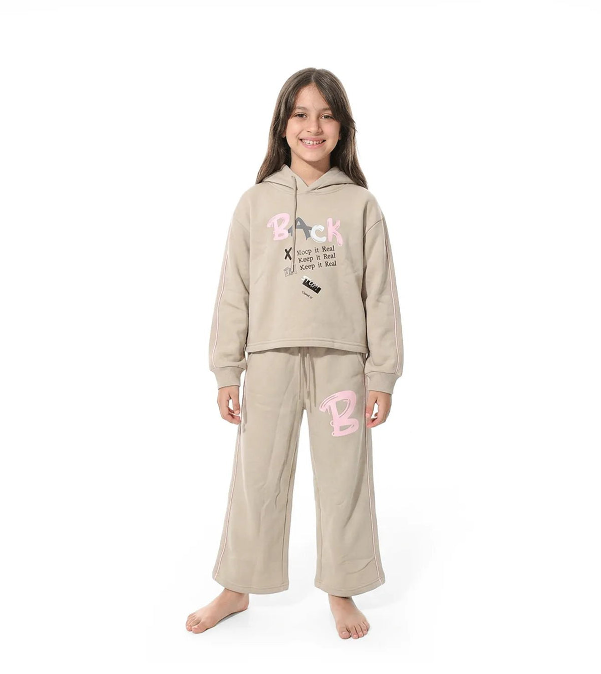 Girls’ Milton Hoodie Tracksuit | Red Cotton - Red Cotton