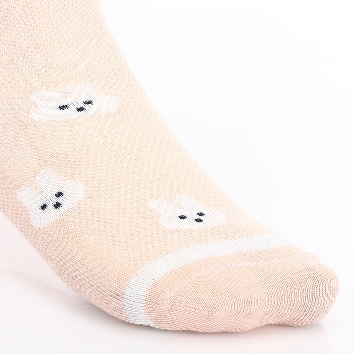 Girl's No Show Socks - Simon - Red Cotton
