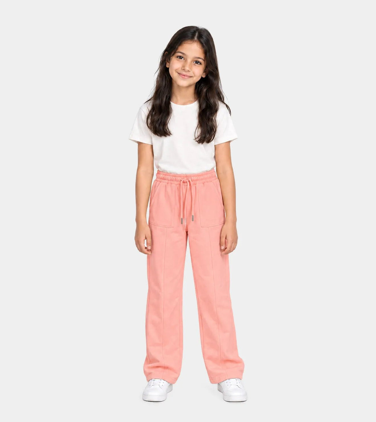 Girls’ Wide-Leg Pants | Red Cotton - Red Cotton