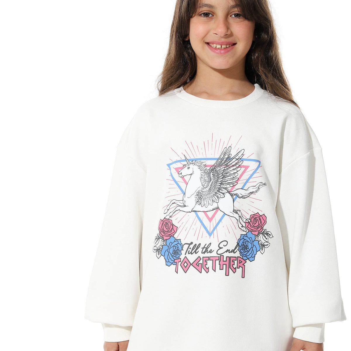 Girls' Winter Pajama Set-Purple - Red Cotton