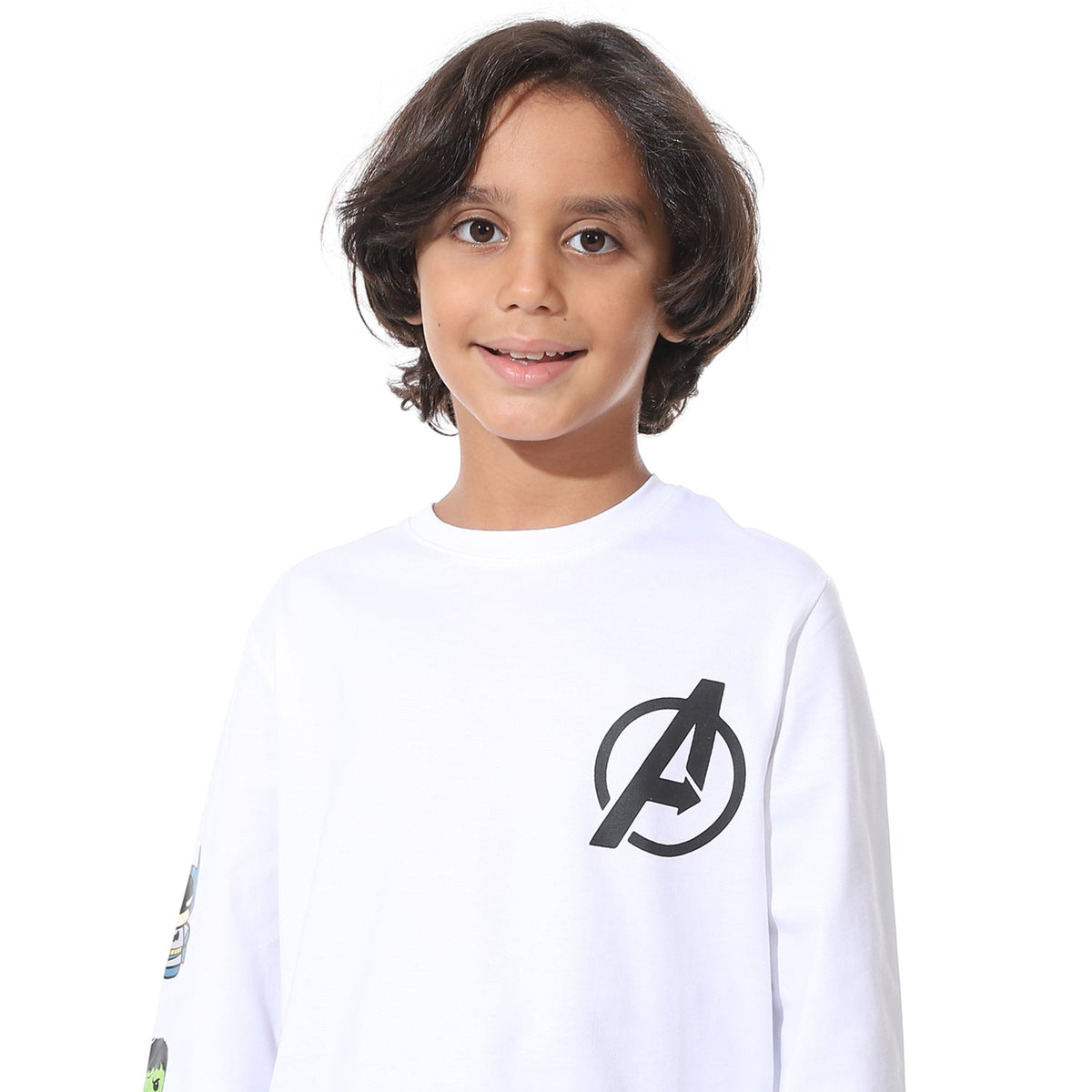 Marvel Boys’ Pajama Set – Long Sleeve Avengers Design - Red Cotton