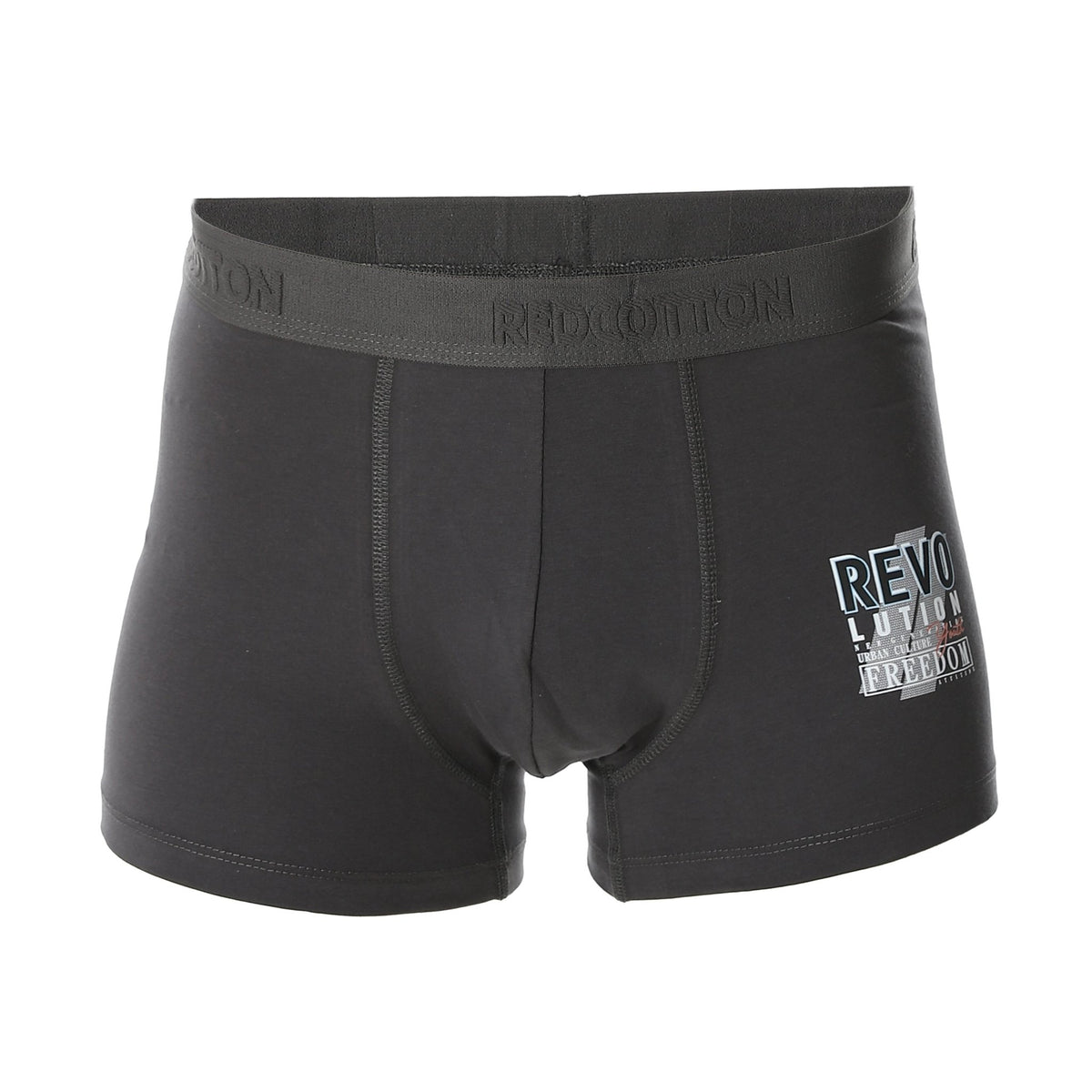 Men Comfort Printed Boxer - Red Cotton