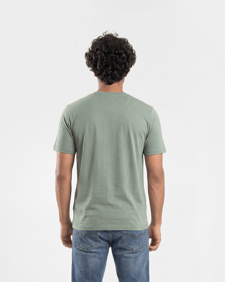 Men Premium Mercerized Cotton Tee - Red Cotton