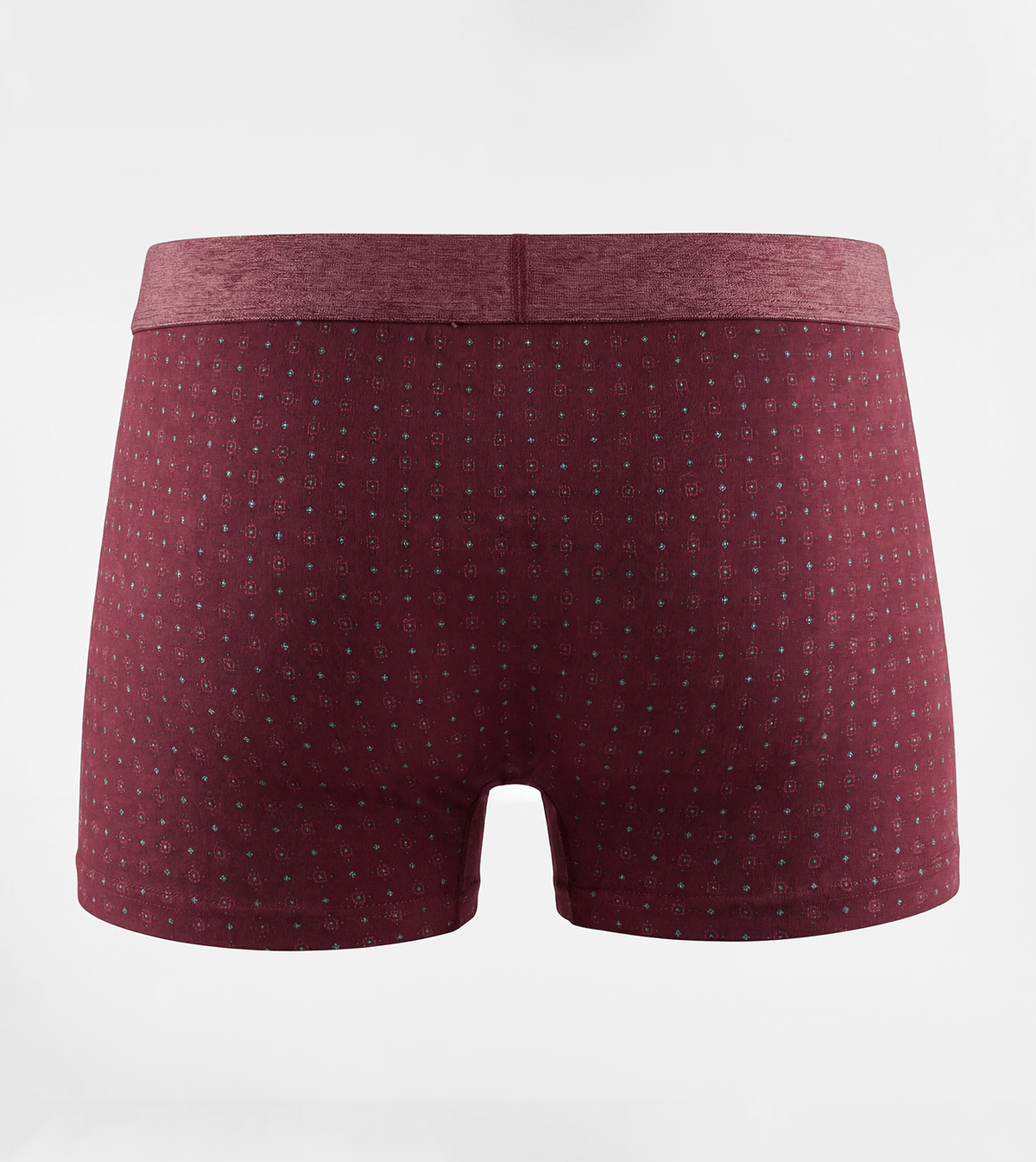 Men Printed Trunk Boxer - Red Cotton