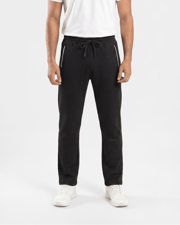Men Sports Pants - Red Cotton
