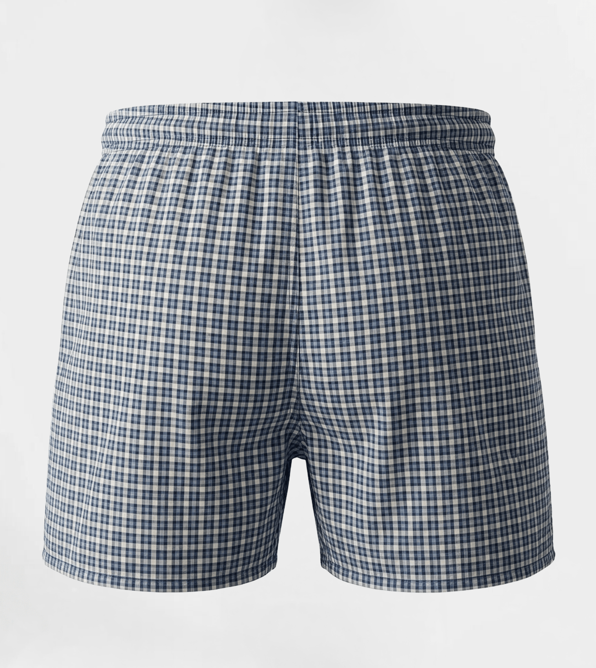 Men Stylish Comfy Lite Plaid Boxer - Red Cotton