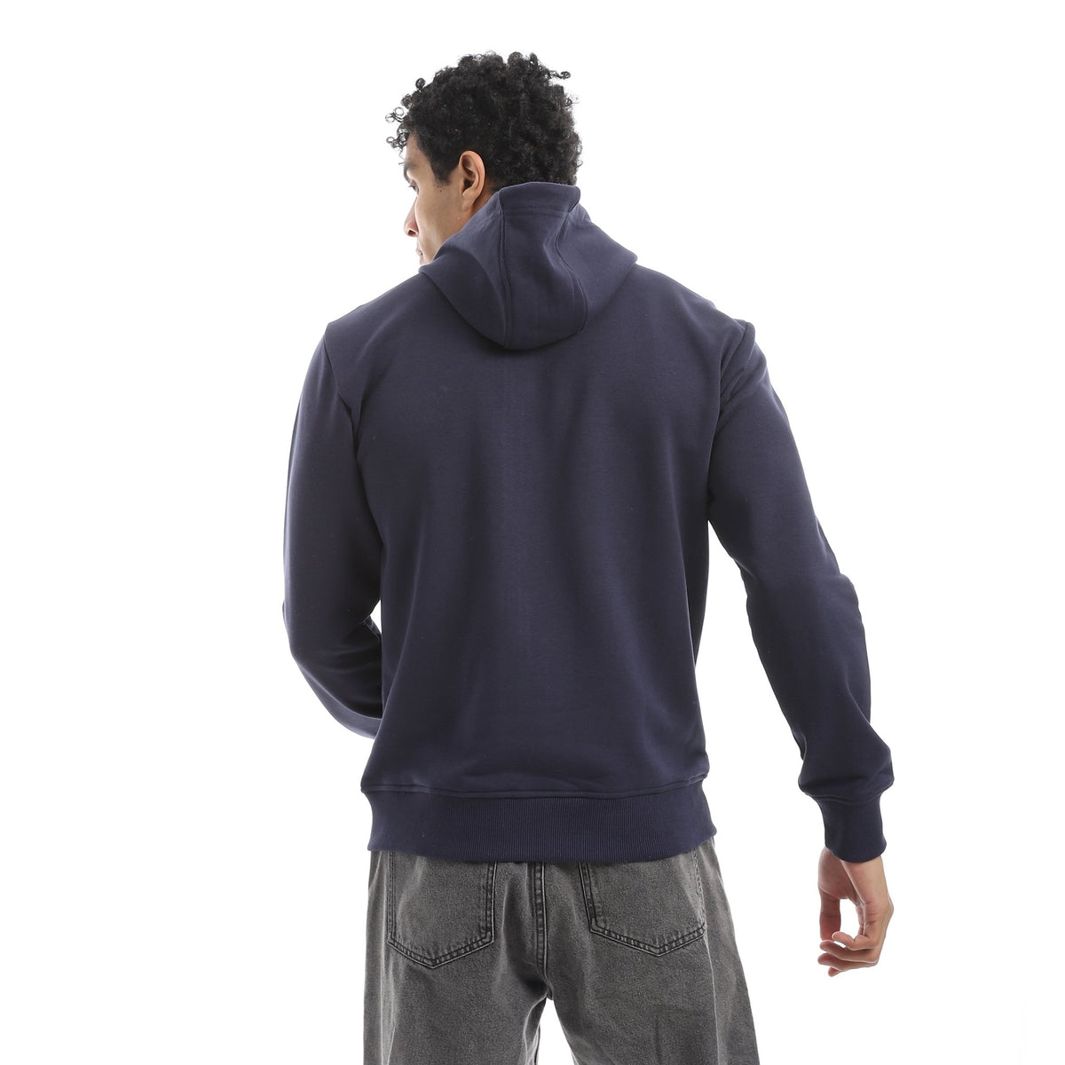 Men’s Full Zip Sweatshirt Red Cotoon - Red Cotton