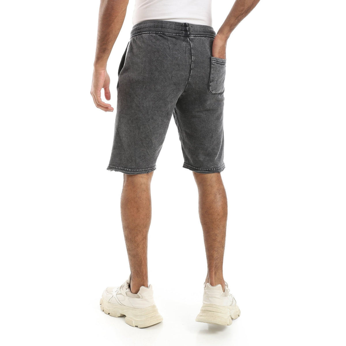 Men’s Garment-Dyed Cotton Shorts - Red Cotton