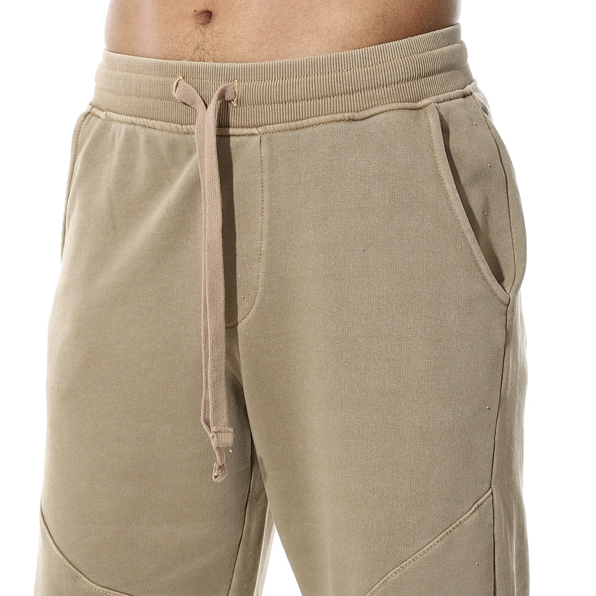 Men’s Garment-Dyed Cotton Shorts - Red Cotton