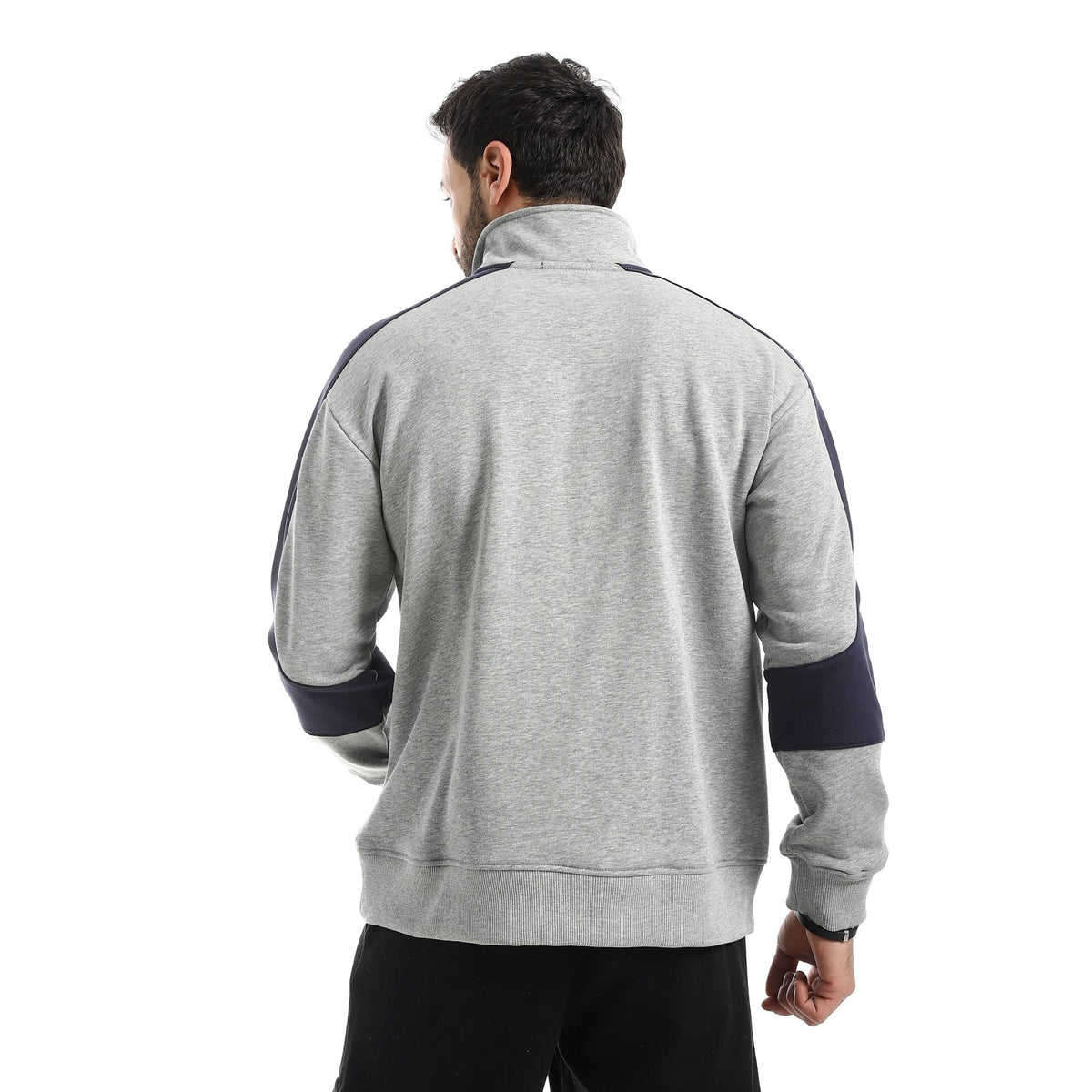 Men’s Quarter-Zip Hoodie - Red Cotton