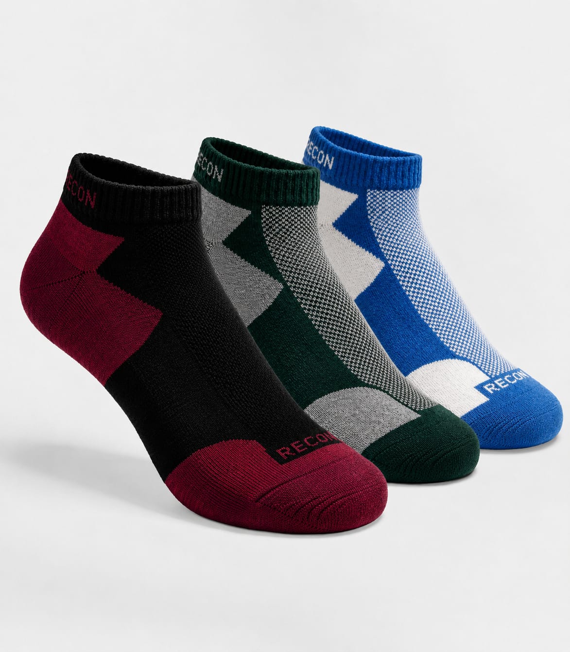 Men's Sock Set (3 Pairs) - Red Cotton