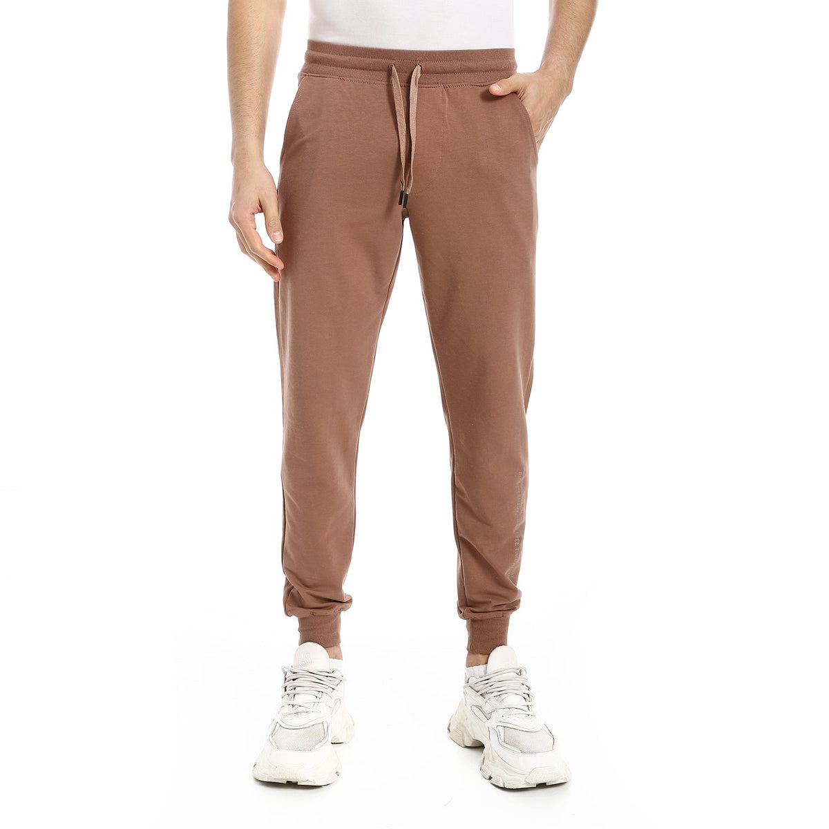 Men’s Summer Sweatpants - Red Cotton