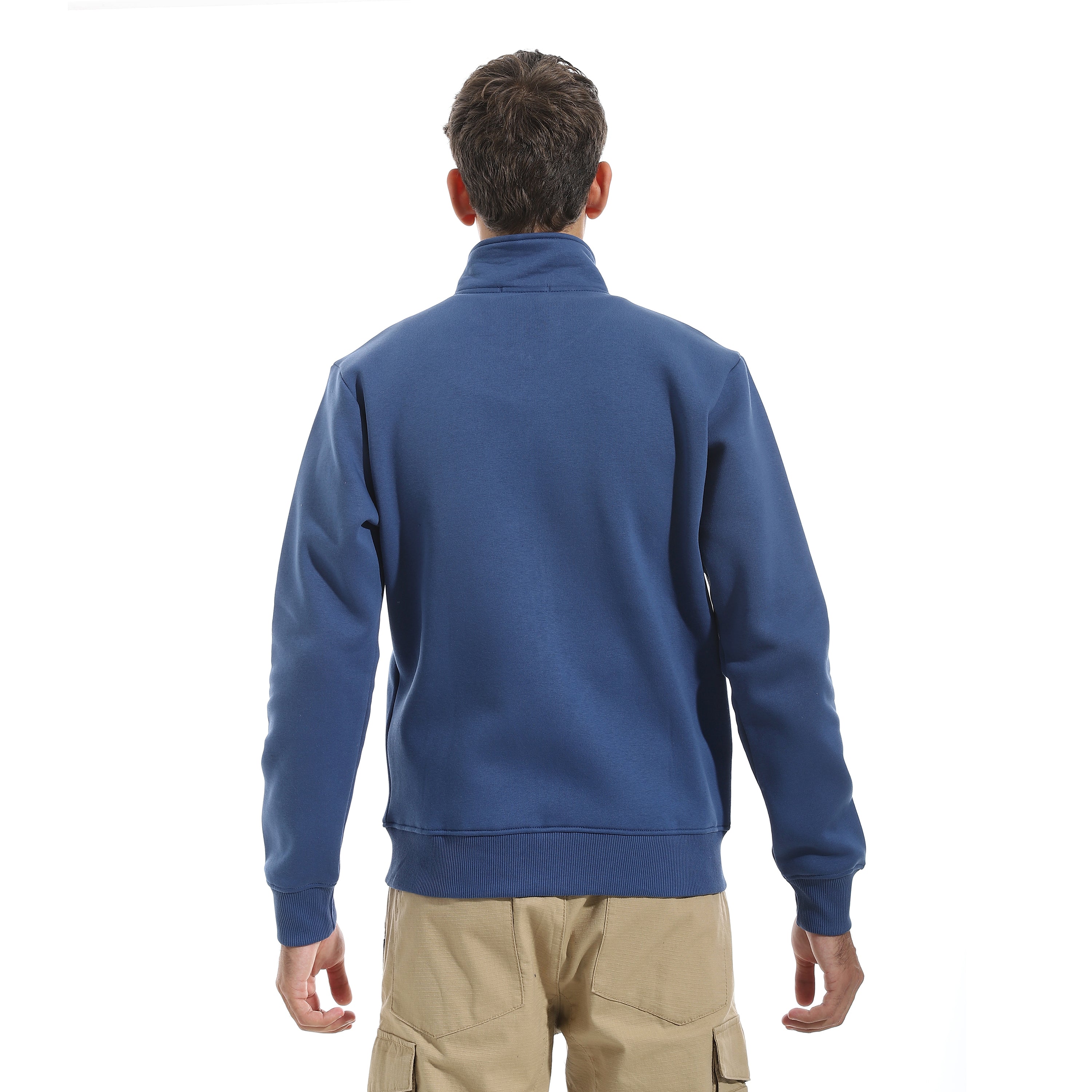 Men’s Full-Zip High-Neck Sweatshirt
