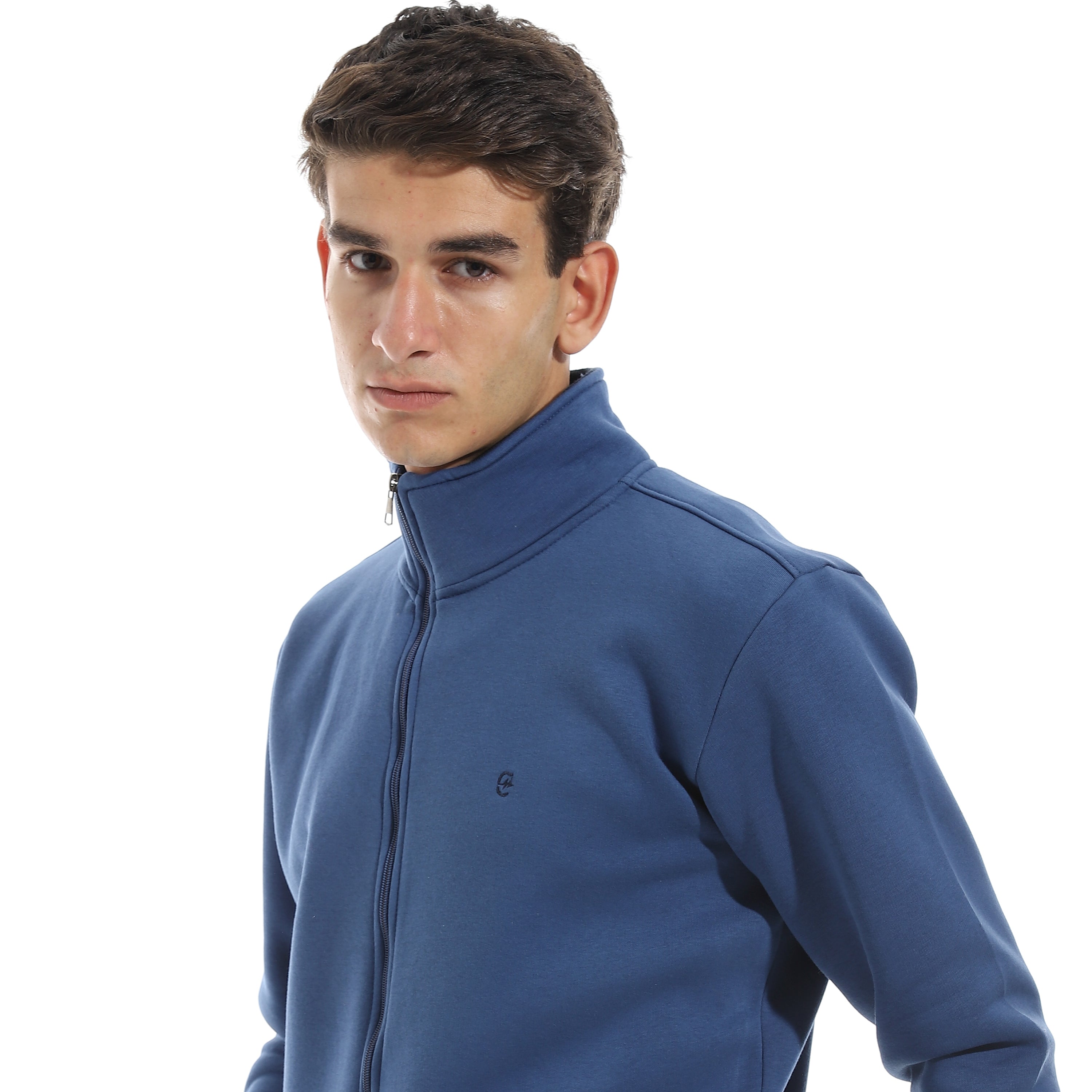 Men’s Full-Zip High-Neck Sweatshirt