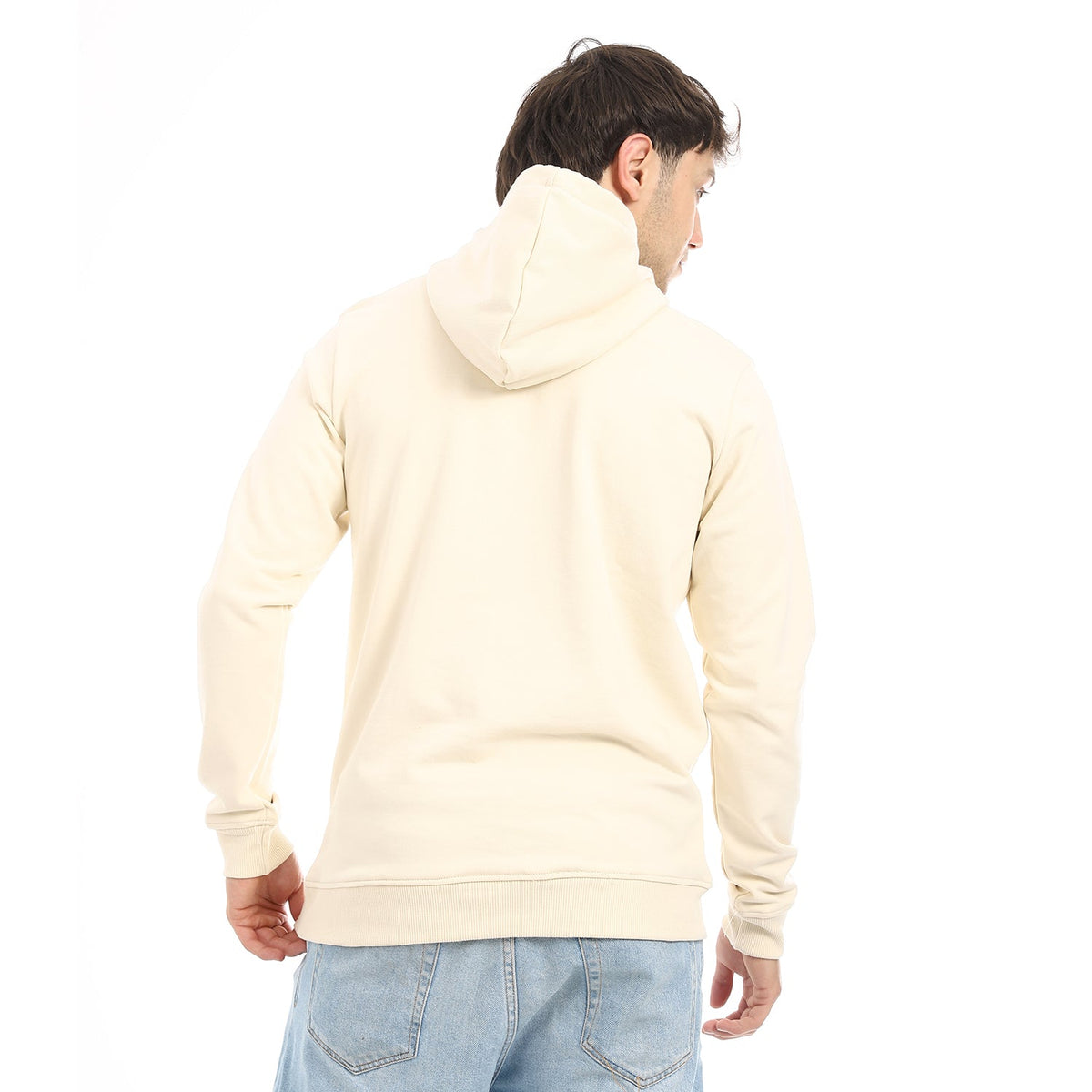 Red Cotton Hoodie With Printed - Off White - Red Cotton