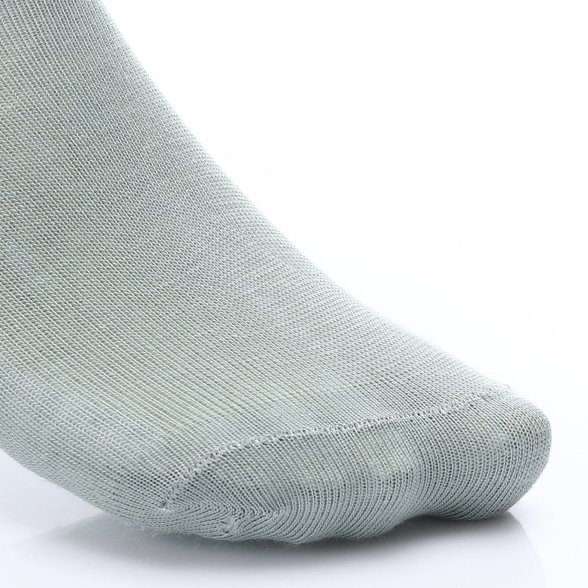 Socks For Girl - Simple, Elegant - Mint - Red Cotton