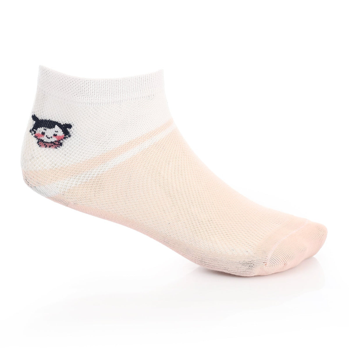 Socks For Girl - Simple, Elegant - Simon & White - Red Cotton